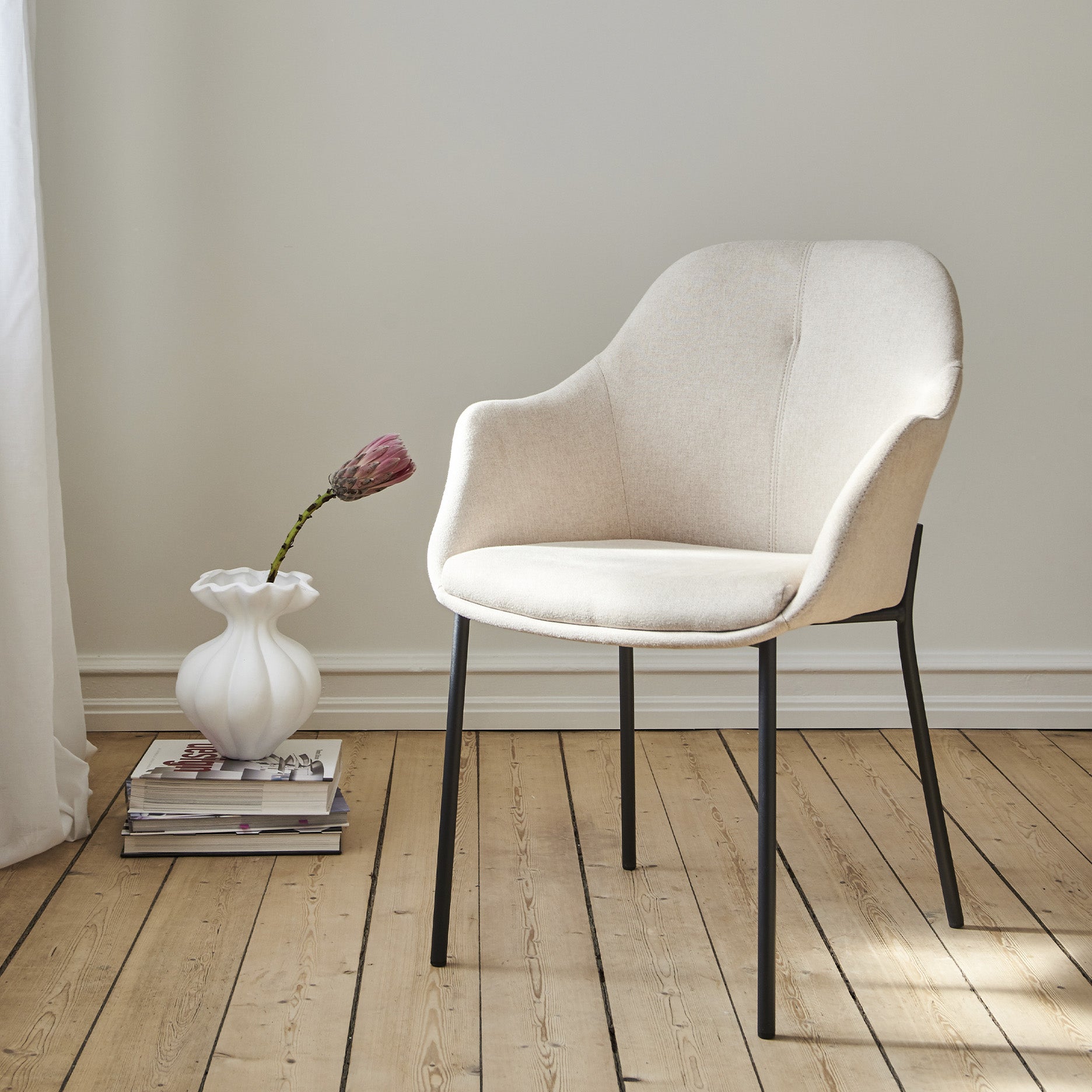 New Age Stuhl m. festen beinen - Stoff